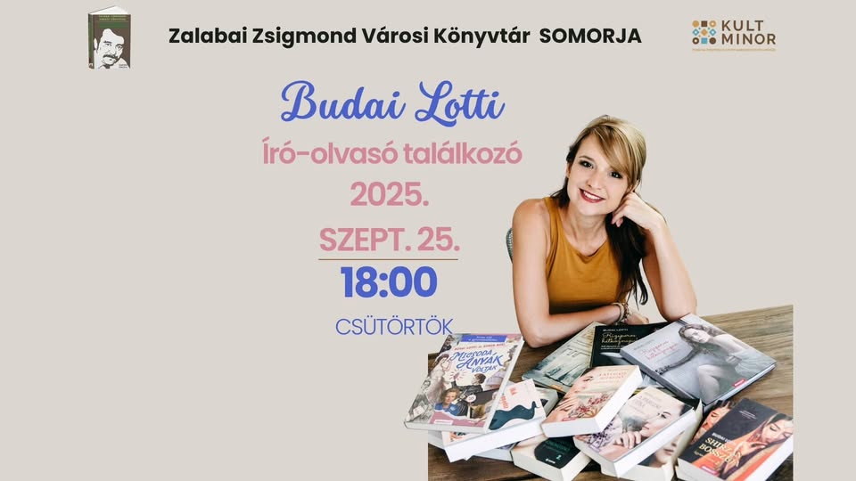 Budai Lotti Somorján – könyvbemutató és előadás