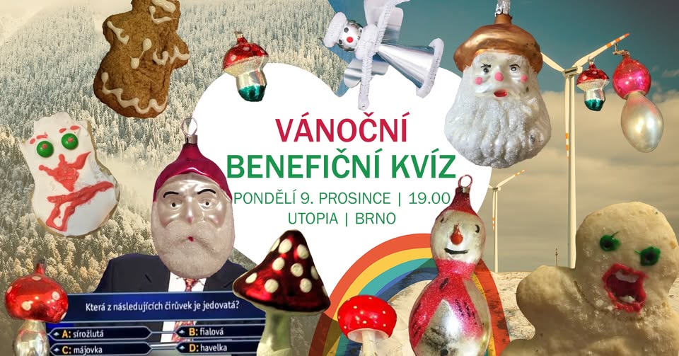 Vánoční benefiční kvíz Hnutí DUHA