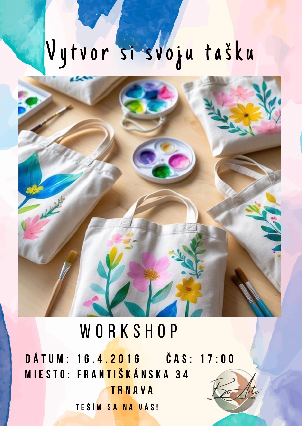 Kreatívny workshop - vytvor si svoju tašku