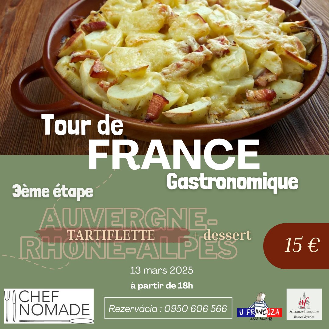 VEČER TARTIFLETTE @ U Francúza