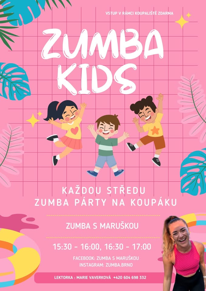 Zumba na koupáku s Maruškou