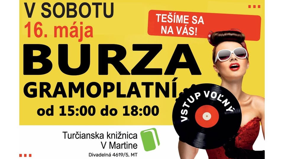 Burza gramoplatní v Turčianskej knižnici v Martine