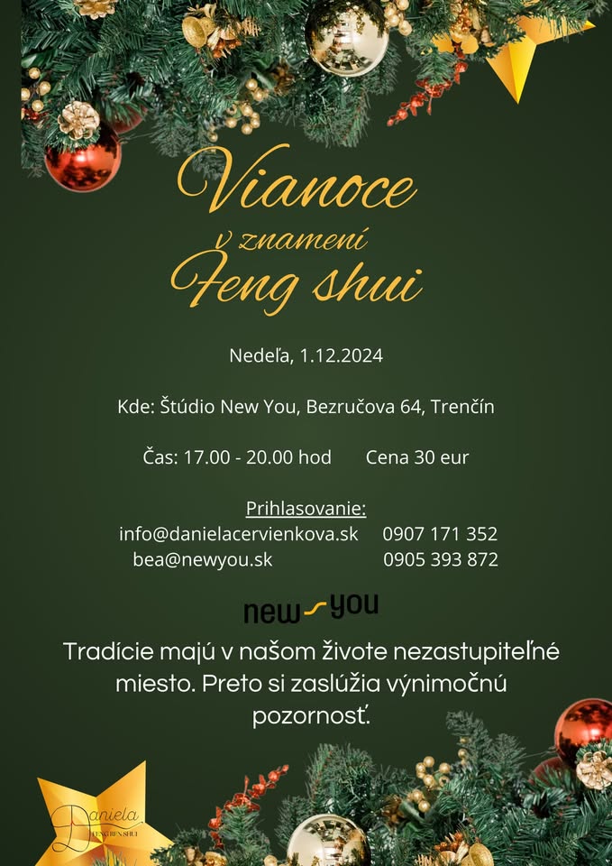 Vianoce v znamení Feng Shui