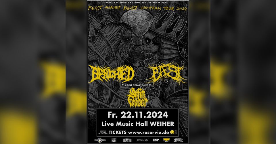 BENIGHTED + BAEST / Weiher / Beast Against Beast European Tour 2024