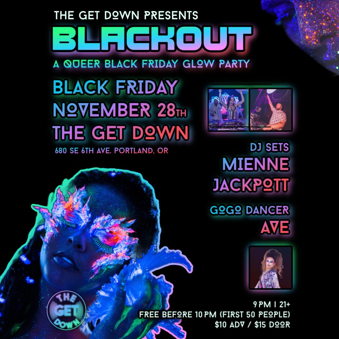TGD Presents BLACKOUT: A Queer Black Friday Glow Party