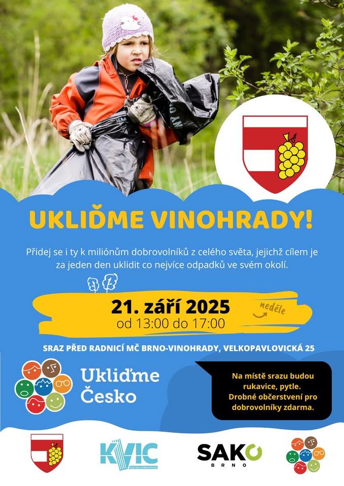 UKLIĎME VINOHRADY!