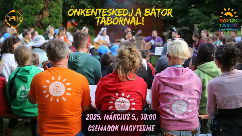 Önkénteskedj a Bátor Tábornál!