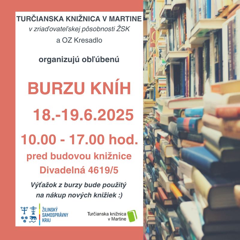 Burza kníh v Turčianskej knižnici