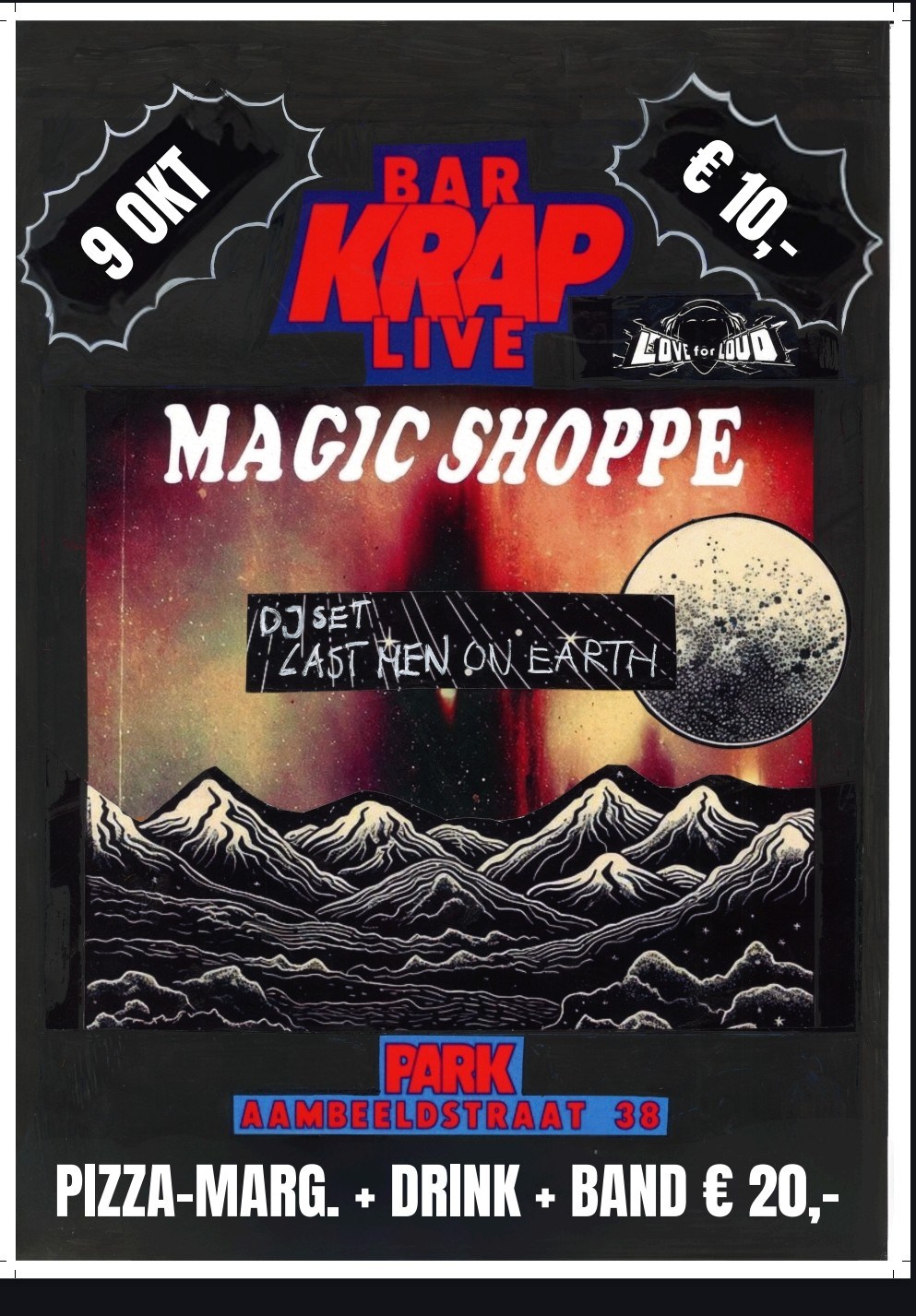 Magic Shoppe+  DJset  Last Men On Earth + Live Liquid Visuals