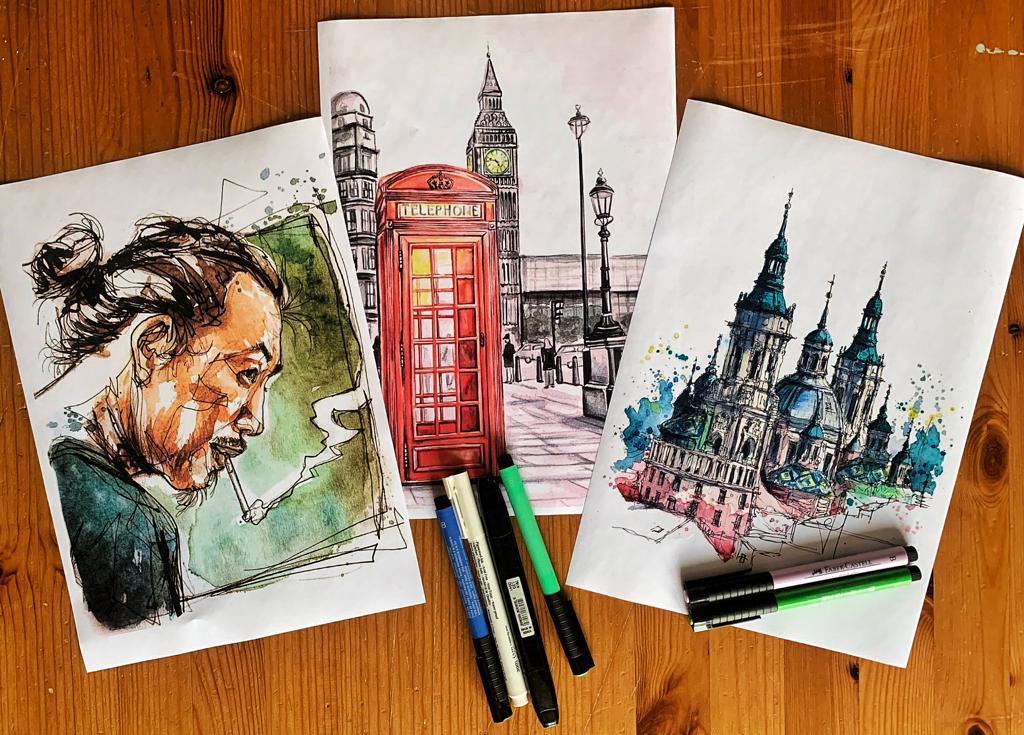 Sketching Praha