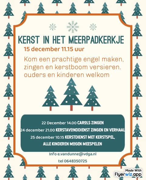 KERST IN HET MEERPADKERKJE