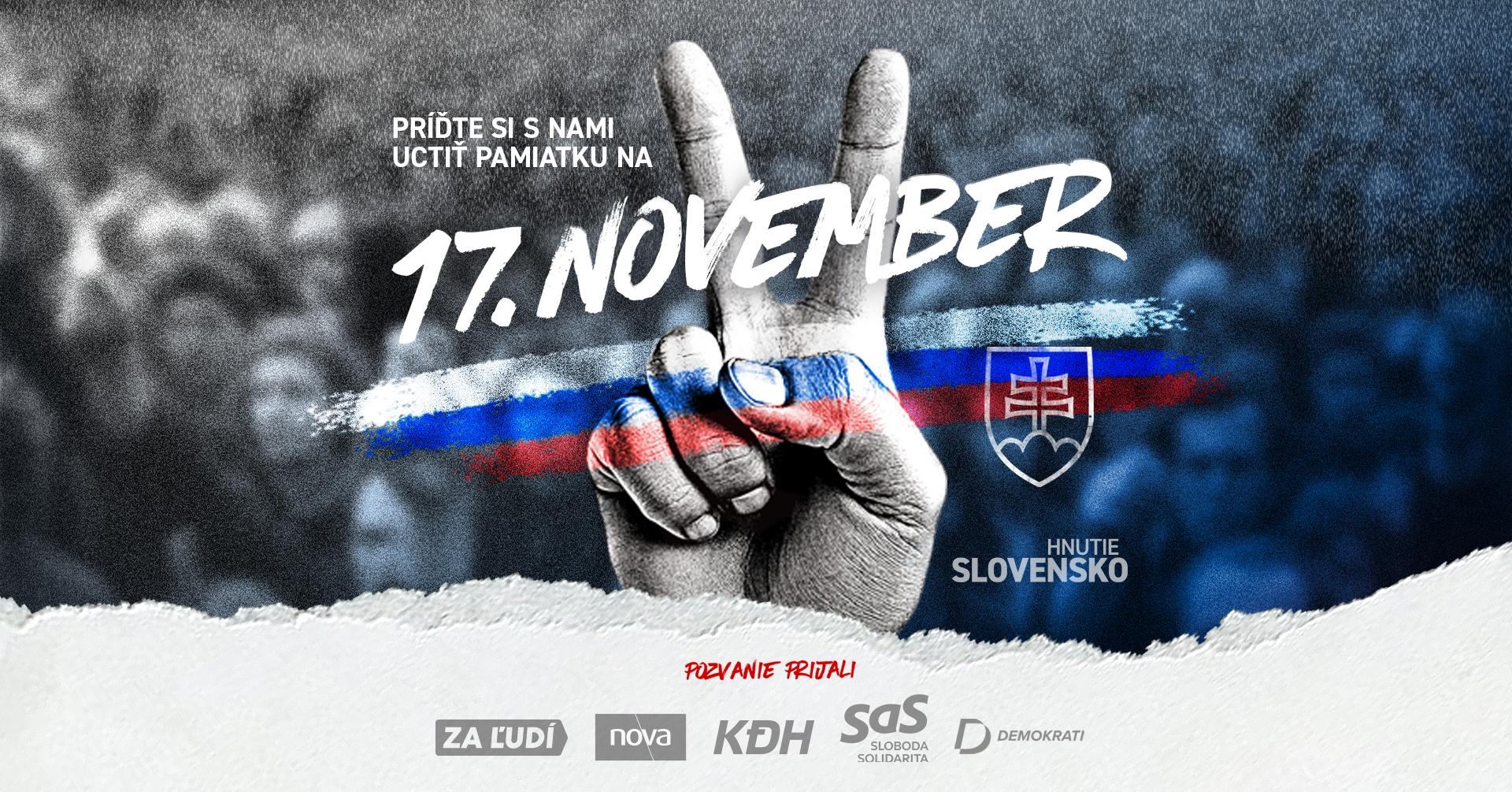 PRÍĎTE SI S NAMI UCTIŤ PAMIATKU NA 17. NOVEMBER! Martin