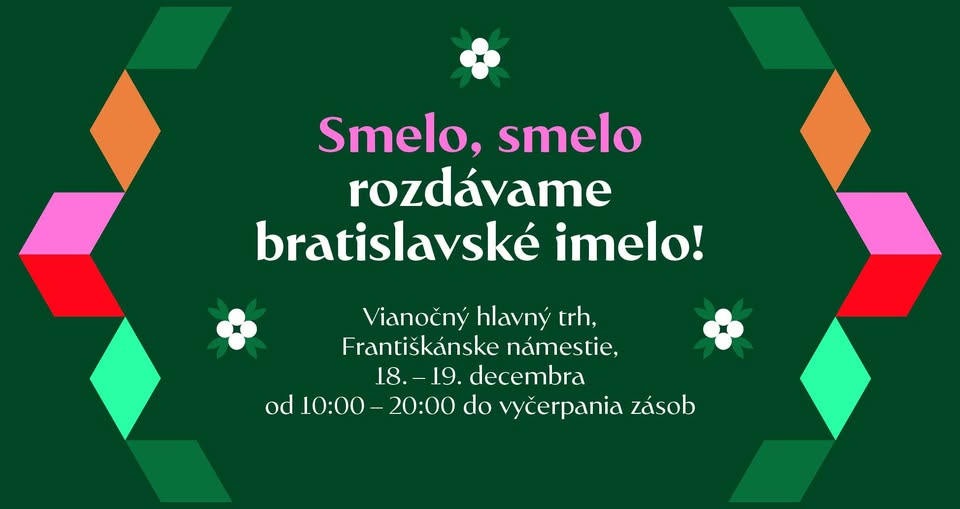 Veľké predvianočné rozdávanie bratislavského imela