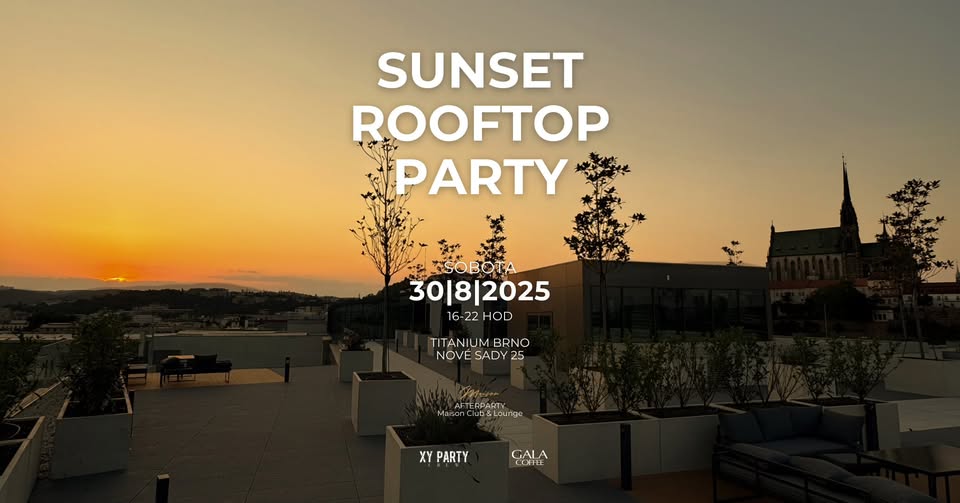 Sunset Rooftop Party | Titanium Brno | 30.8.2025