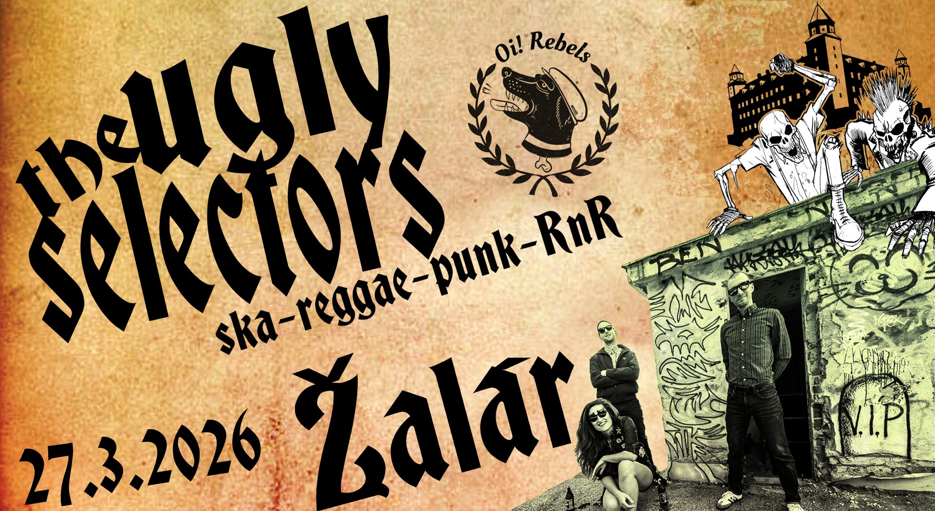 The Ugly Selectors v Žalári - Warmup Party - Streetpunk Riot Fest