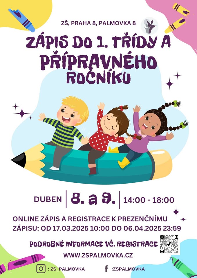 Zápis do 1 třídy a 0. třídy - přípravky