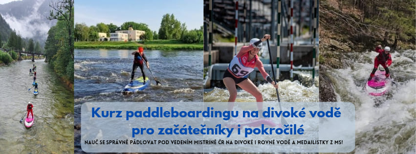Kurzy paddleboardingu na divoké vodě