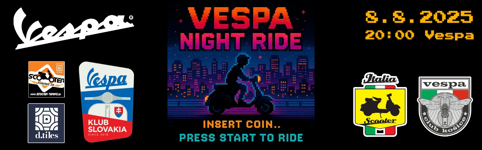 Vespa Night ride 25