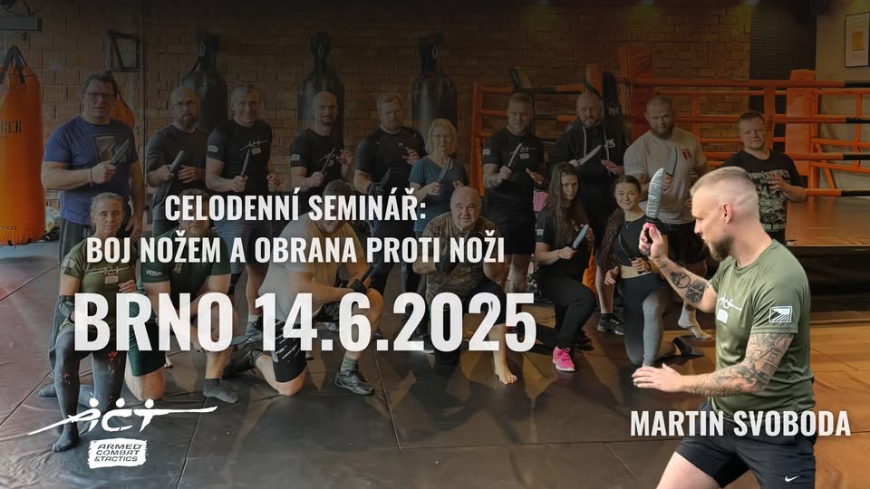 Celodenní seminář v Brně: Boj nožem a obrana proti noži 🔪 👊 🛡