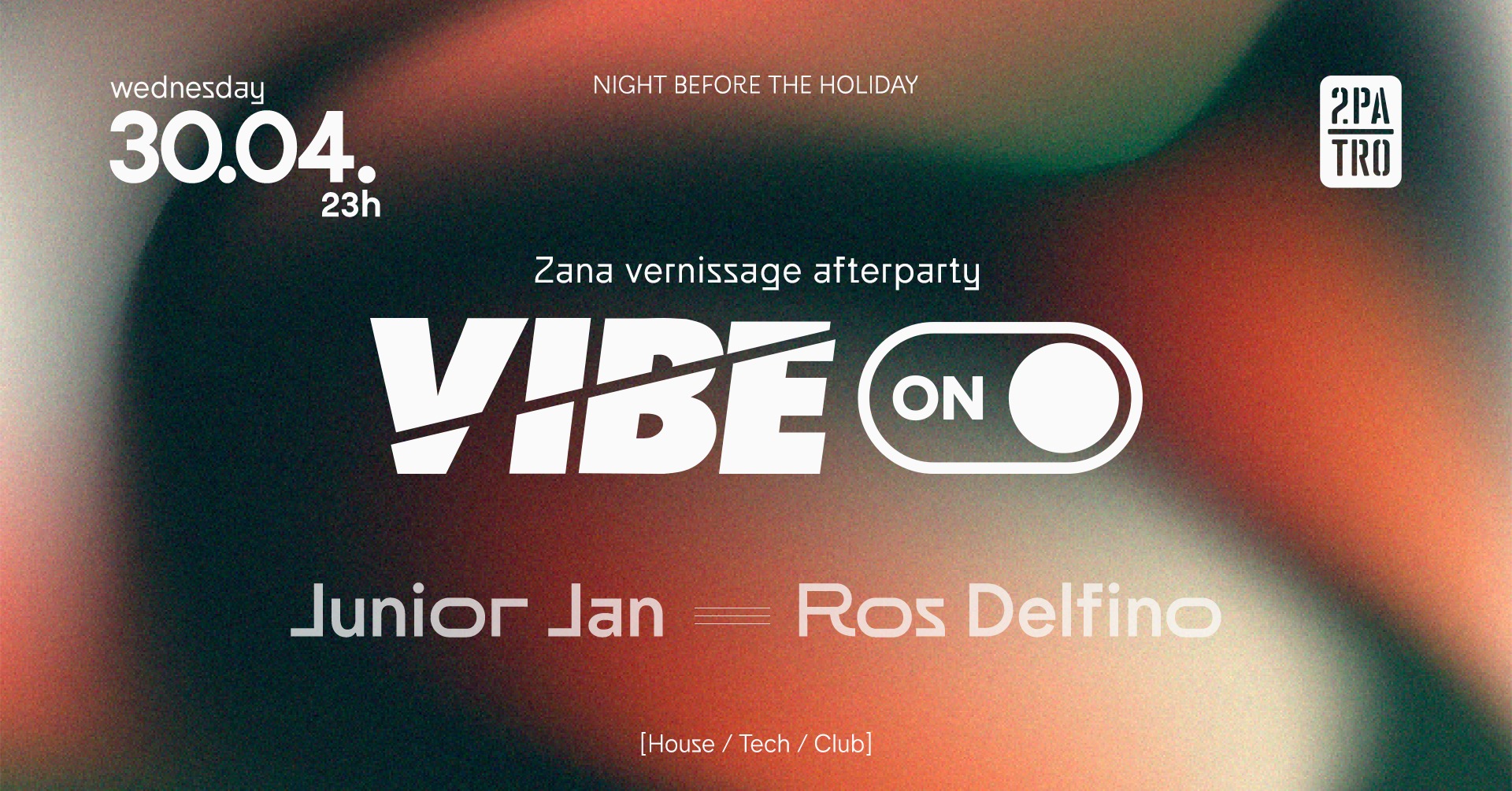 VIBE ON: Junior Jan b2b Ros Delfino /it