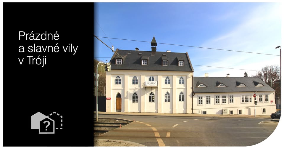 Prázdné a slavné vily v Tróji