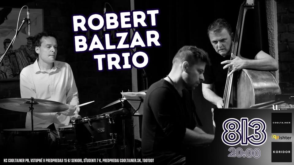Robert Balzar Trio | jazzový koncert v KC Cooltajner