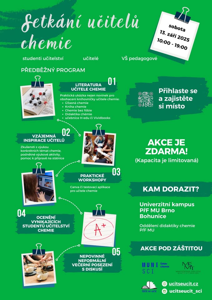 Setkání učitelů chemie 2025