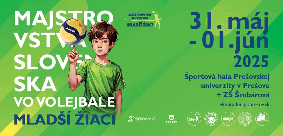 Finálový turnaj Majstrovstiev Slovenska vo volejbale MLADŠÍ ŽIACI