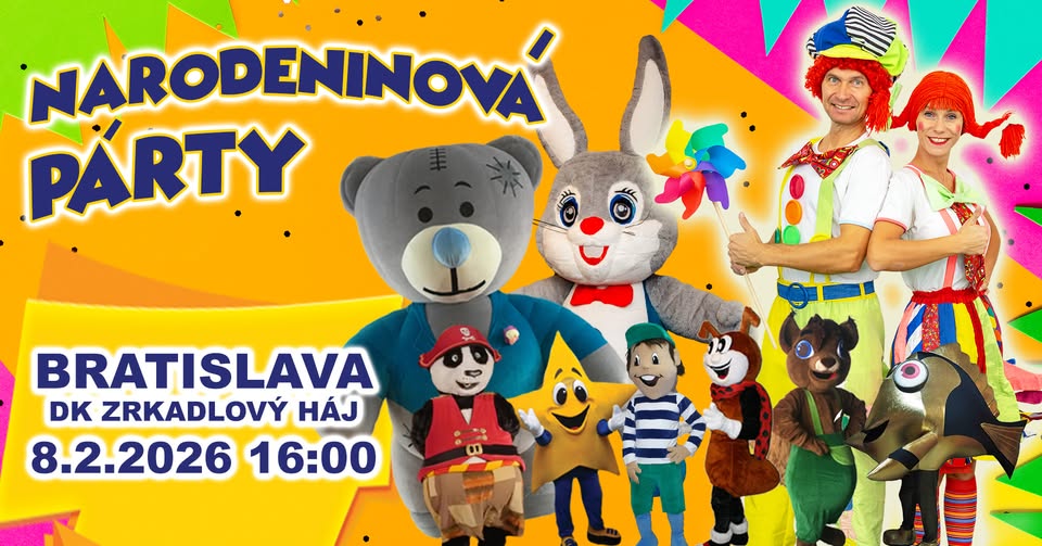 TÁRAJKO A POPLETAJKA - NARODENINOVÁ PÁRTY BRATISLAVA