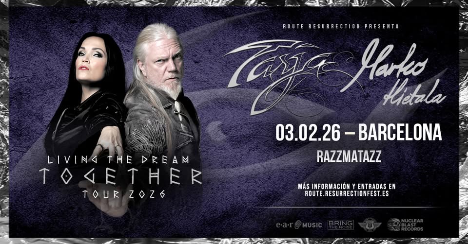 Route Resurrection: Tarja y Marko Hietala (Barcelona, 2026)