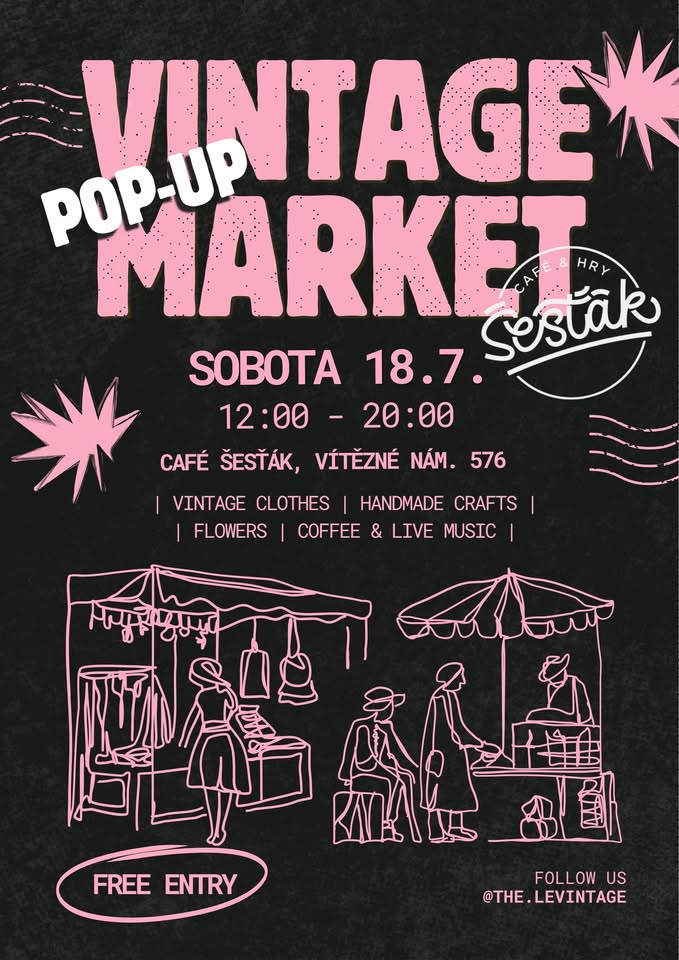 ✨ The Le•Vintage pop-up na Šesťáku ☕️👗