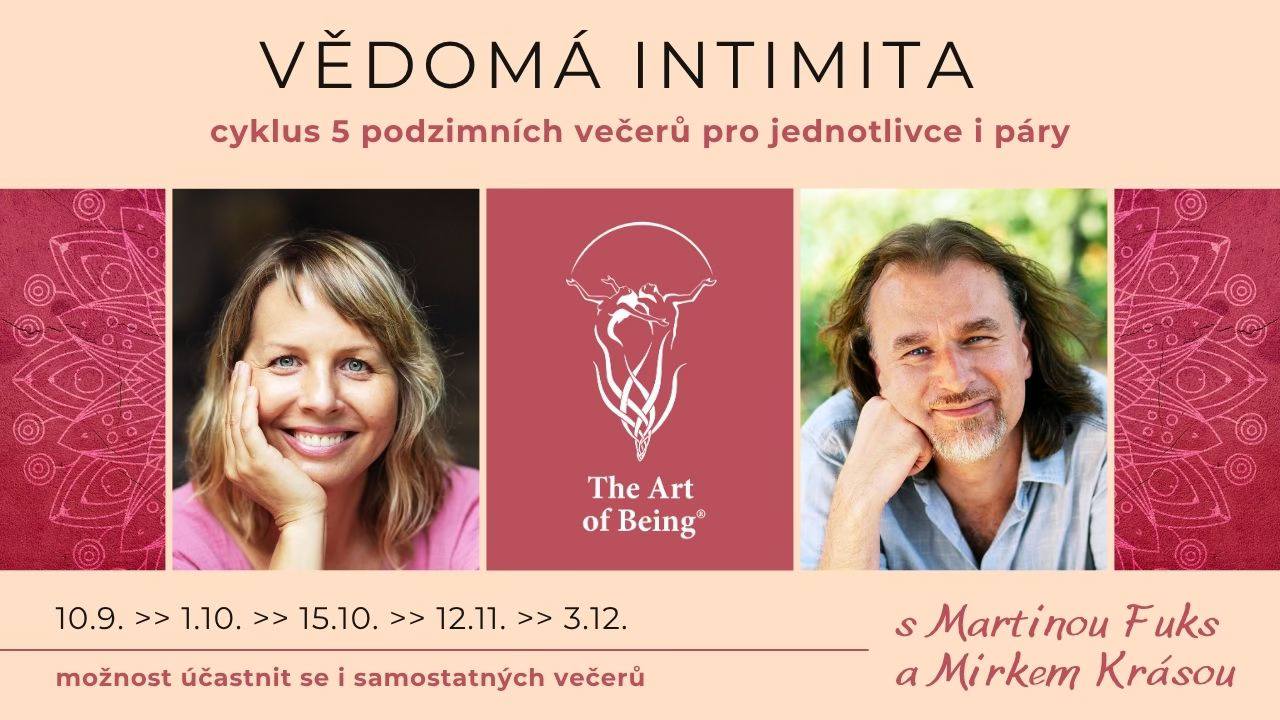 VĚDOMÁ INTIMITA: Cyklus 5 podzimních večerů