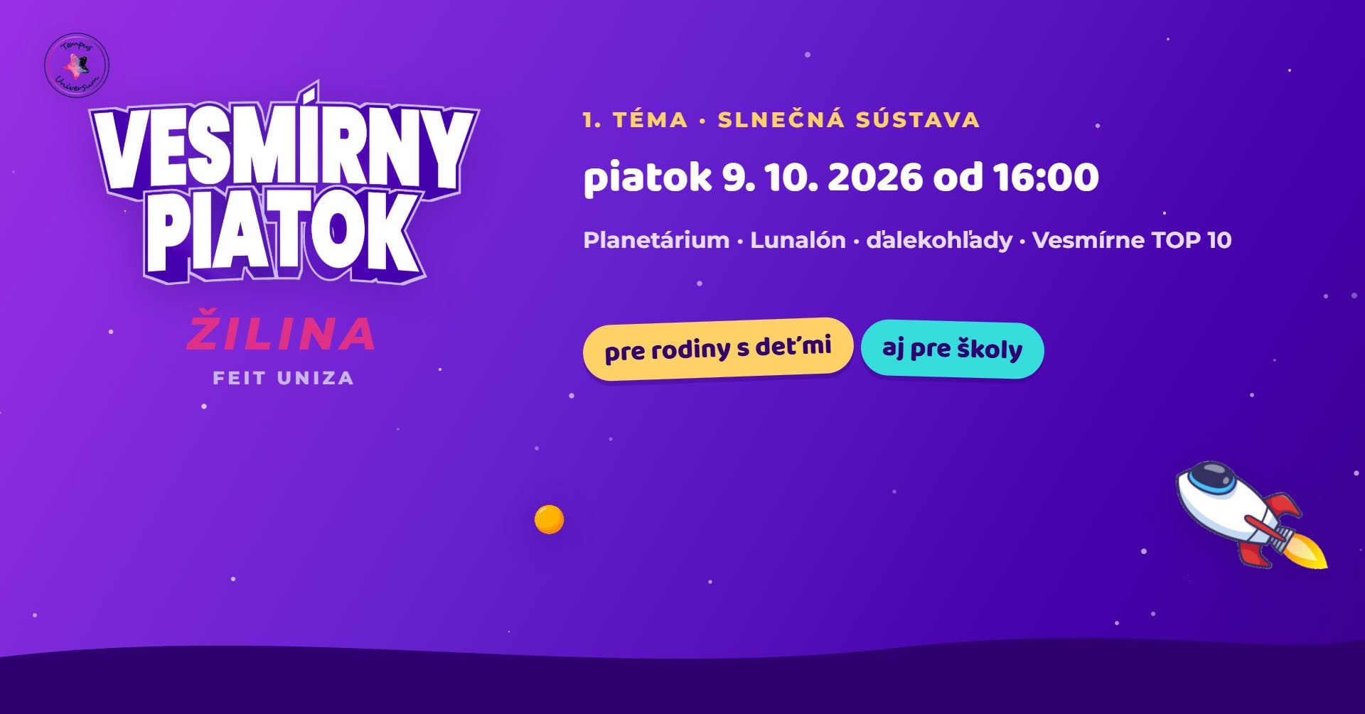 Vesmírny piatok na FEIT UNIZA