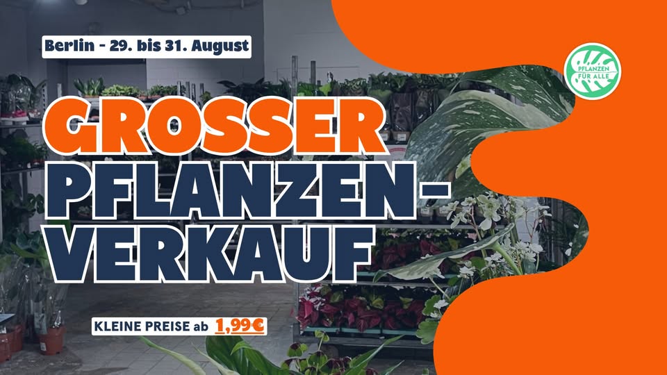 Großer Pflanzenverkauf - Berlin