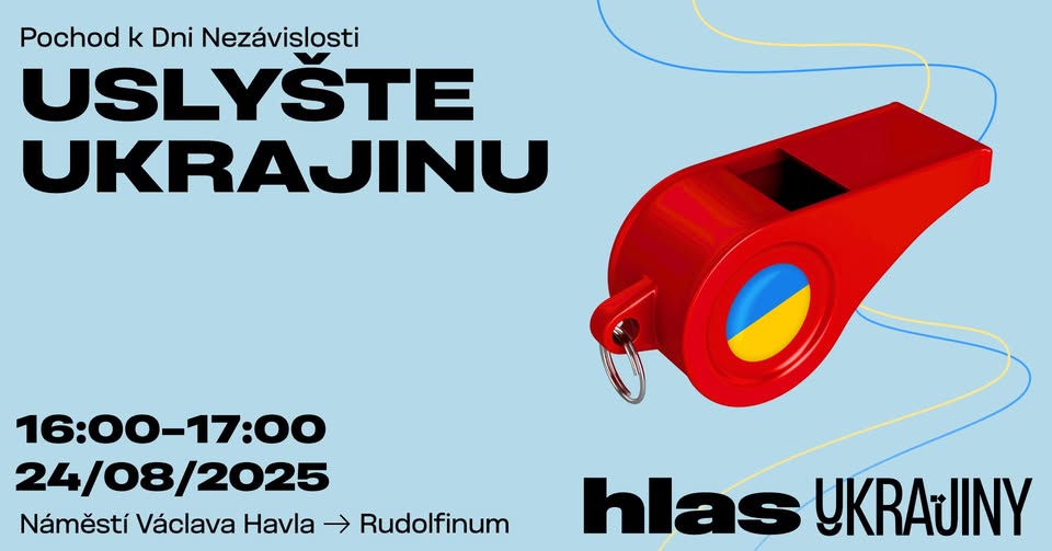 Pochod ke Dni nezávislosti: Uslyšte Ukrajinu