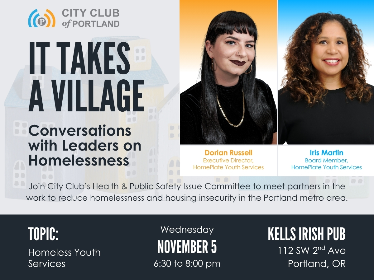 It Takes A Village - Youth and Homelessness
