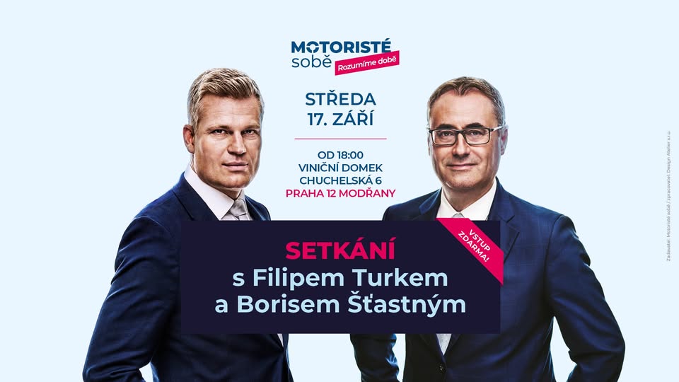 📌 Setkání s Filipem Turkem a Borisem Šťastným