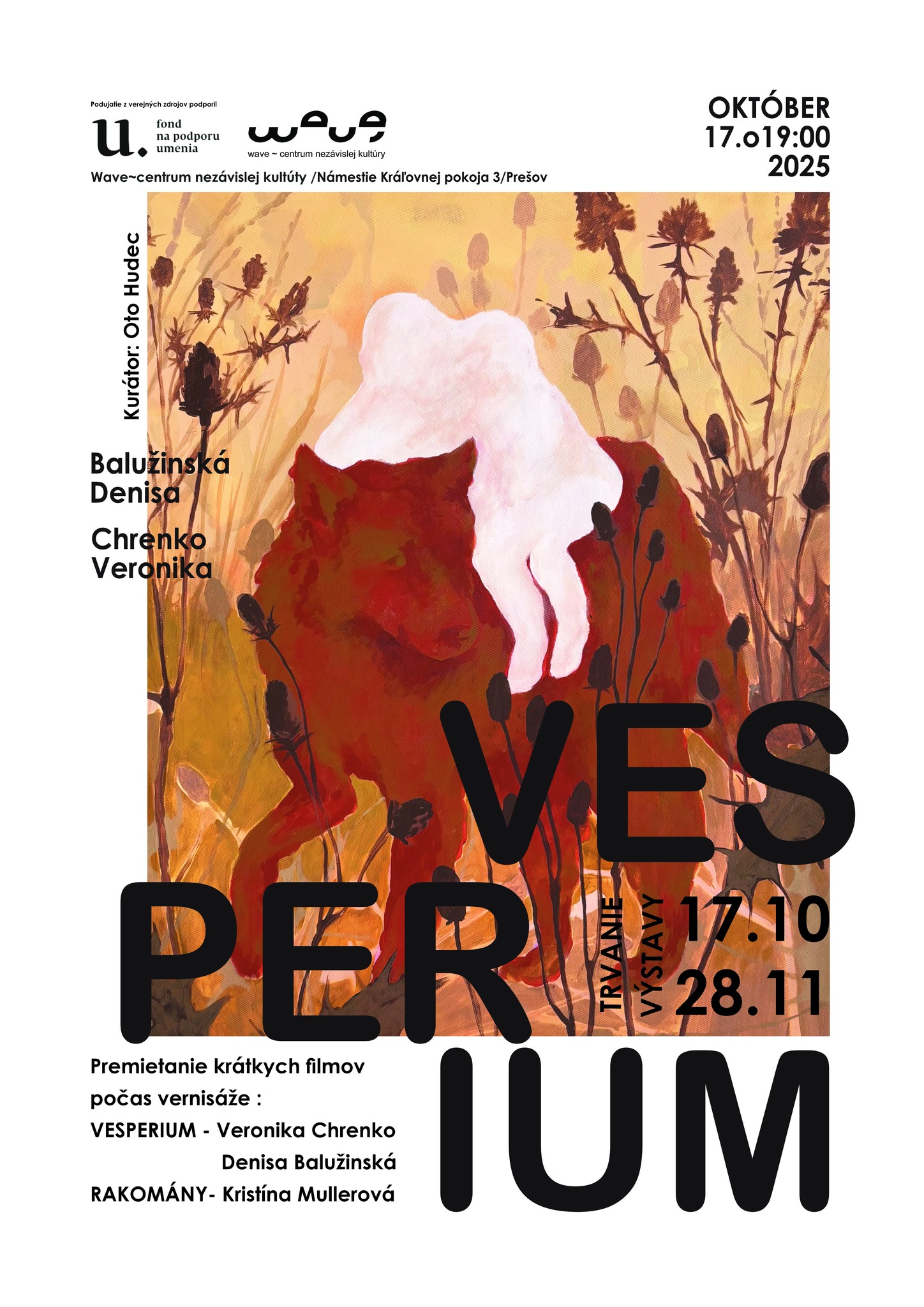 Vesperium - vernisáž /Denisa Balužinská a Veronika Chrenko