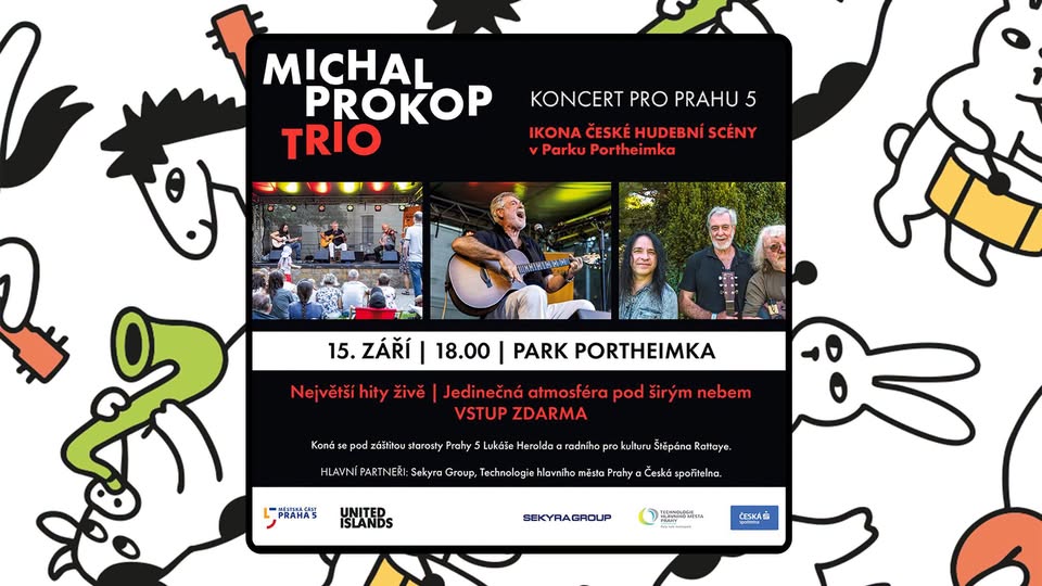 Portheimka Stage: Michal Prokop Trio (Koncert pro Prahu 5)