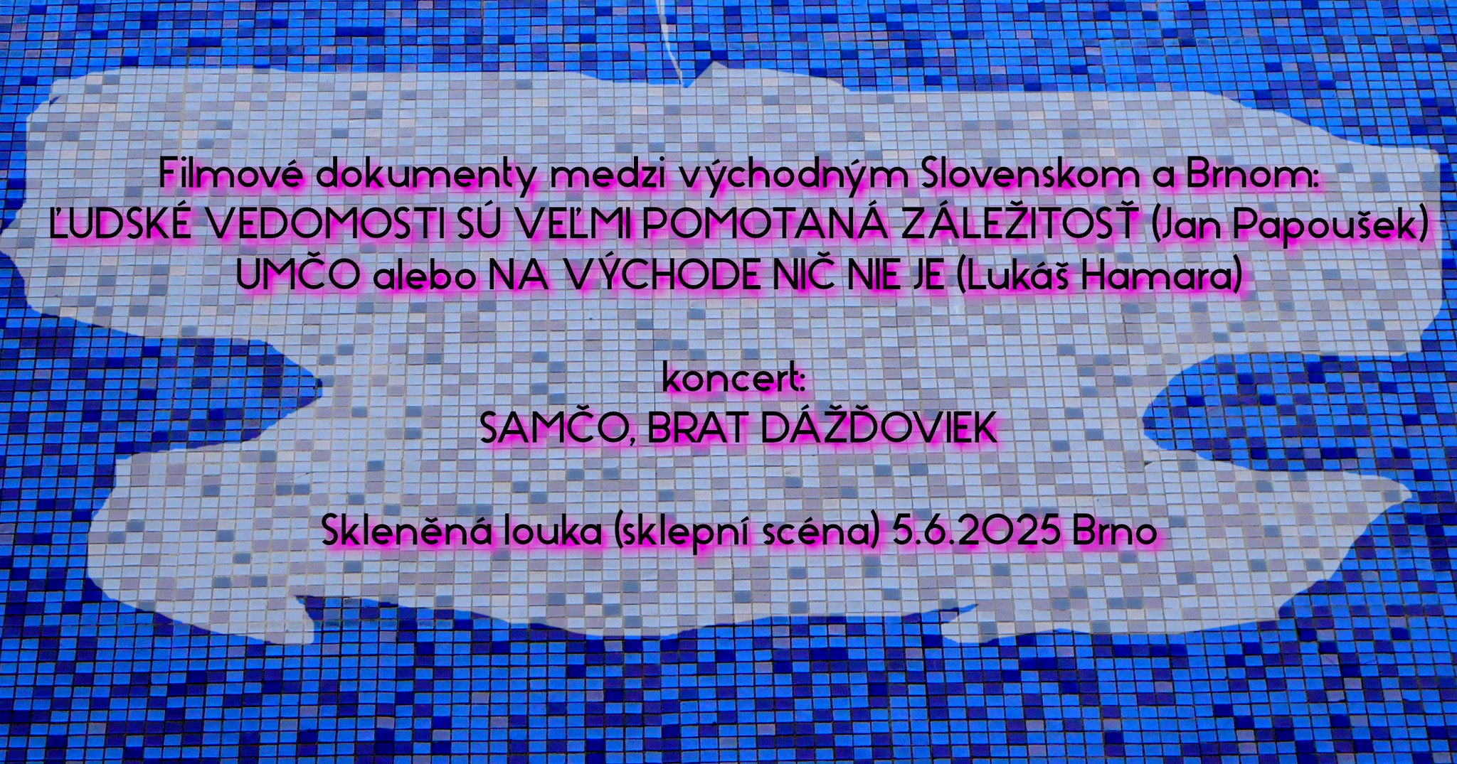 filmy + koncert na skle