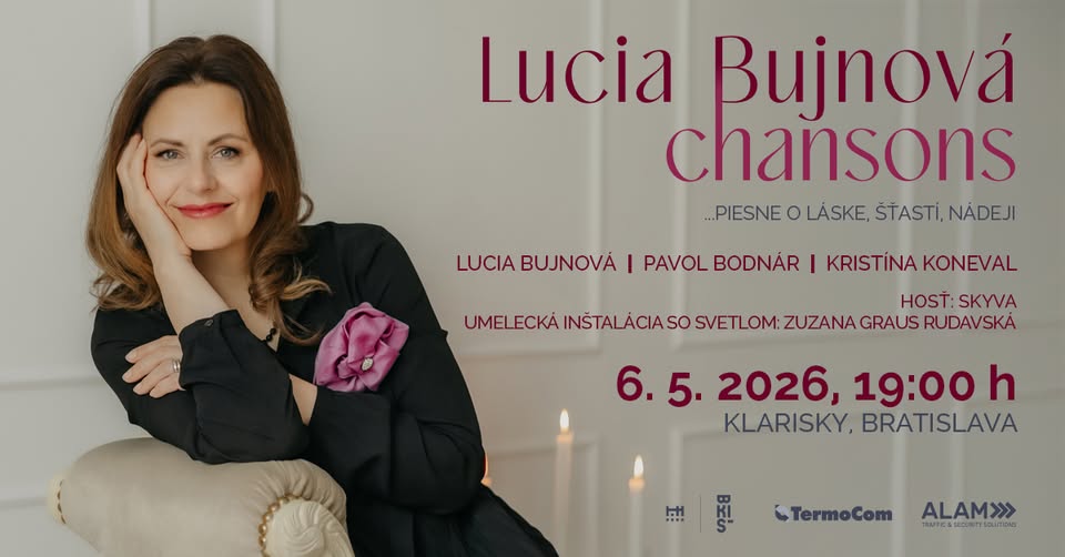 Lucia Bujnová Chansons & hosť Skyva