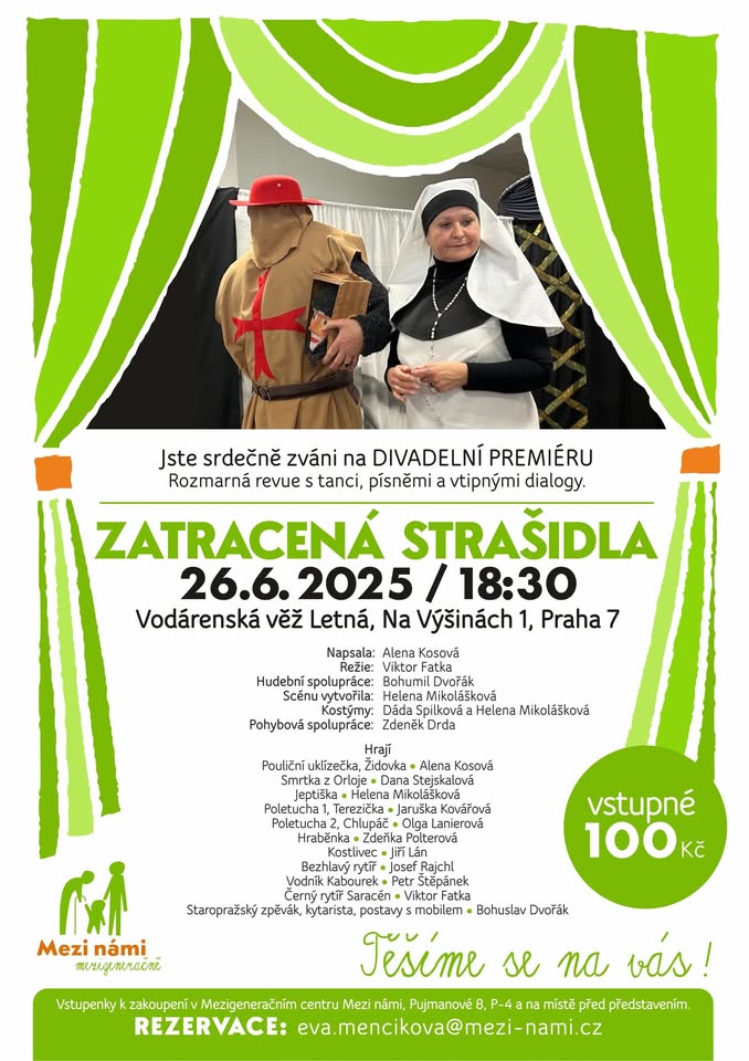 Premiéra divadelní hry "Zatracená strašidla"