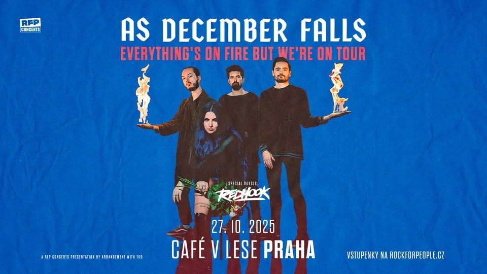 As December Falls (UK) + Special Guests: RedHook - PRAGUE