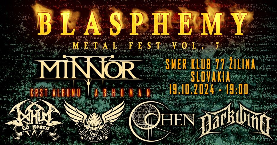 BLASPHEMY vol. 7 || Krst albumu ABHUMAN