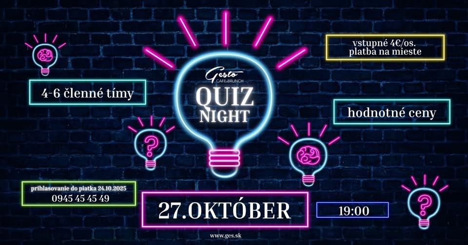 GESTO QUIZ NIGHT @GESTO cafe&brunch