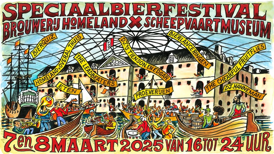 Speciaalbierfestival Brouwerij Homeland x Het Scheepvaartmuseum