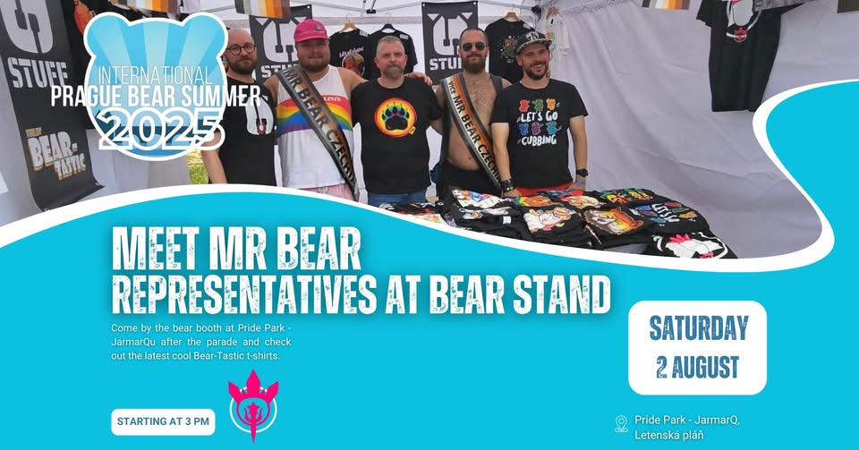 Meet Mr Bear representatives at bear stand