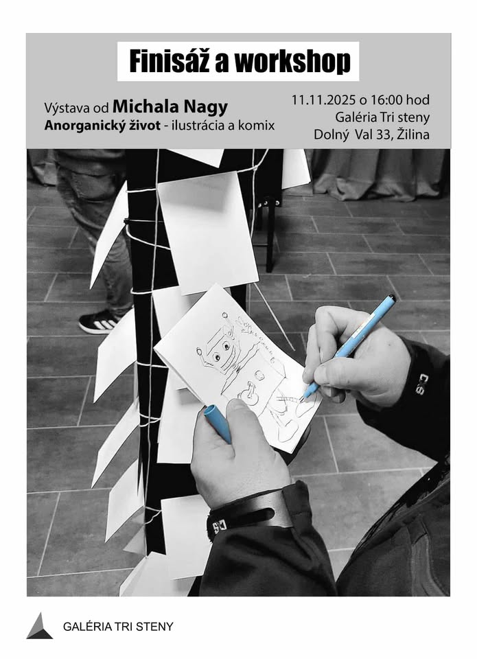 Finisáž a workshop kreslenia robotov