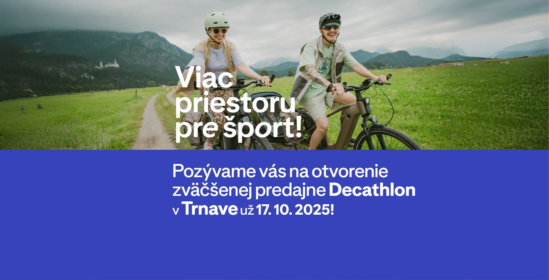 Oslávte s nami rozšírenie predajne Decathlon Trnava🎉