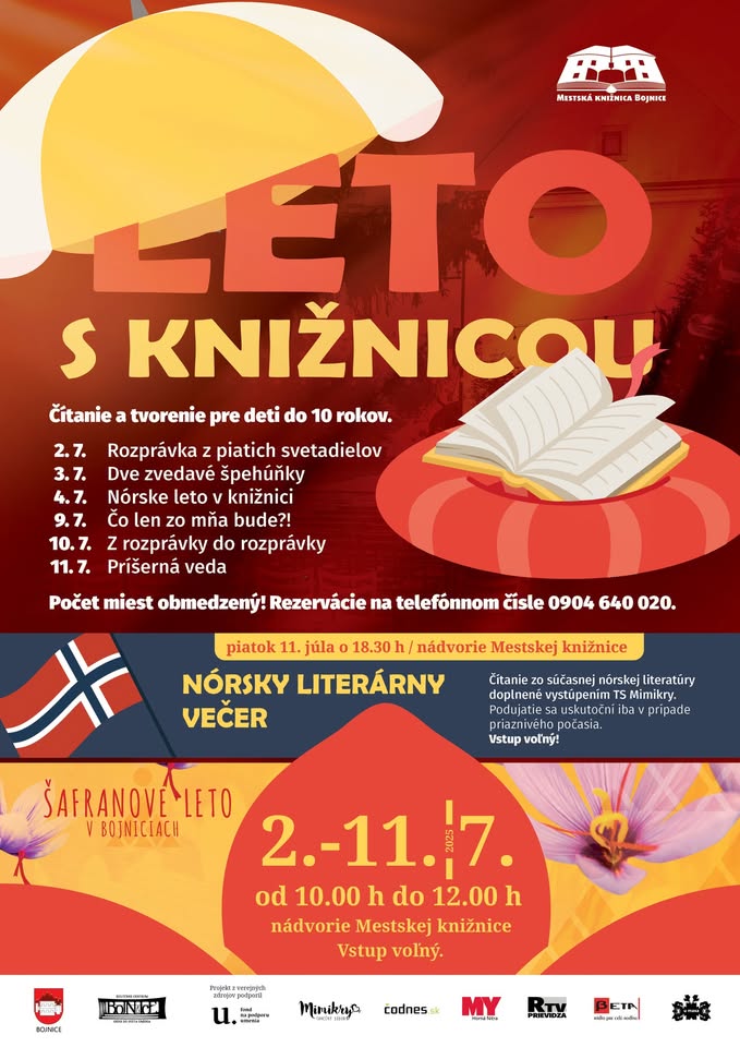 Leto s knižnicou v Bojniciach